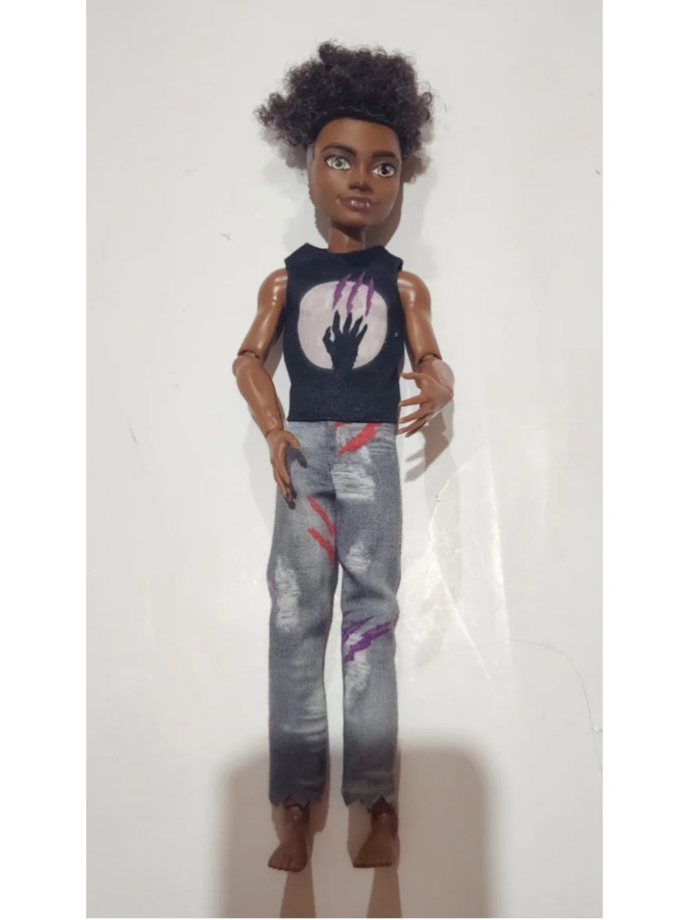 Monster High Clawd Wolf Male Doll Articulated OOAK Replacement Doll